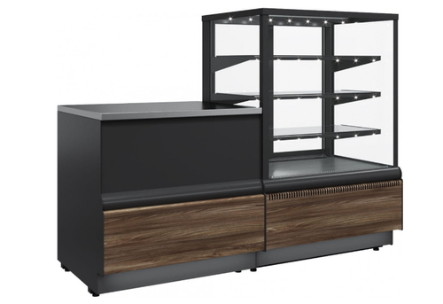 Кондитерская витрина CARBOMA ВХСв-0,6д CUBE STANDARD (KC70 VV 0,6-1)