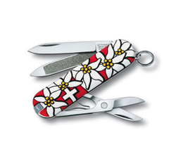 Нож Victorinox Classic Nail Clip 580, 65 мм, 8 функций, "Edelweiss"