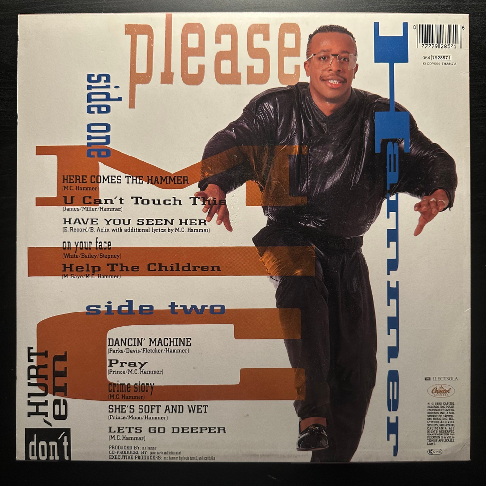 MC Hammer - Please Hammer Don't Hurt 'Em (Европа 1990г.)
