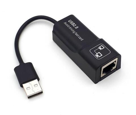 Сетевой адаптер USB 2.0 на LAN RJ45 Ethernet Card конвертер переходник для Интернета