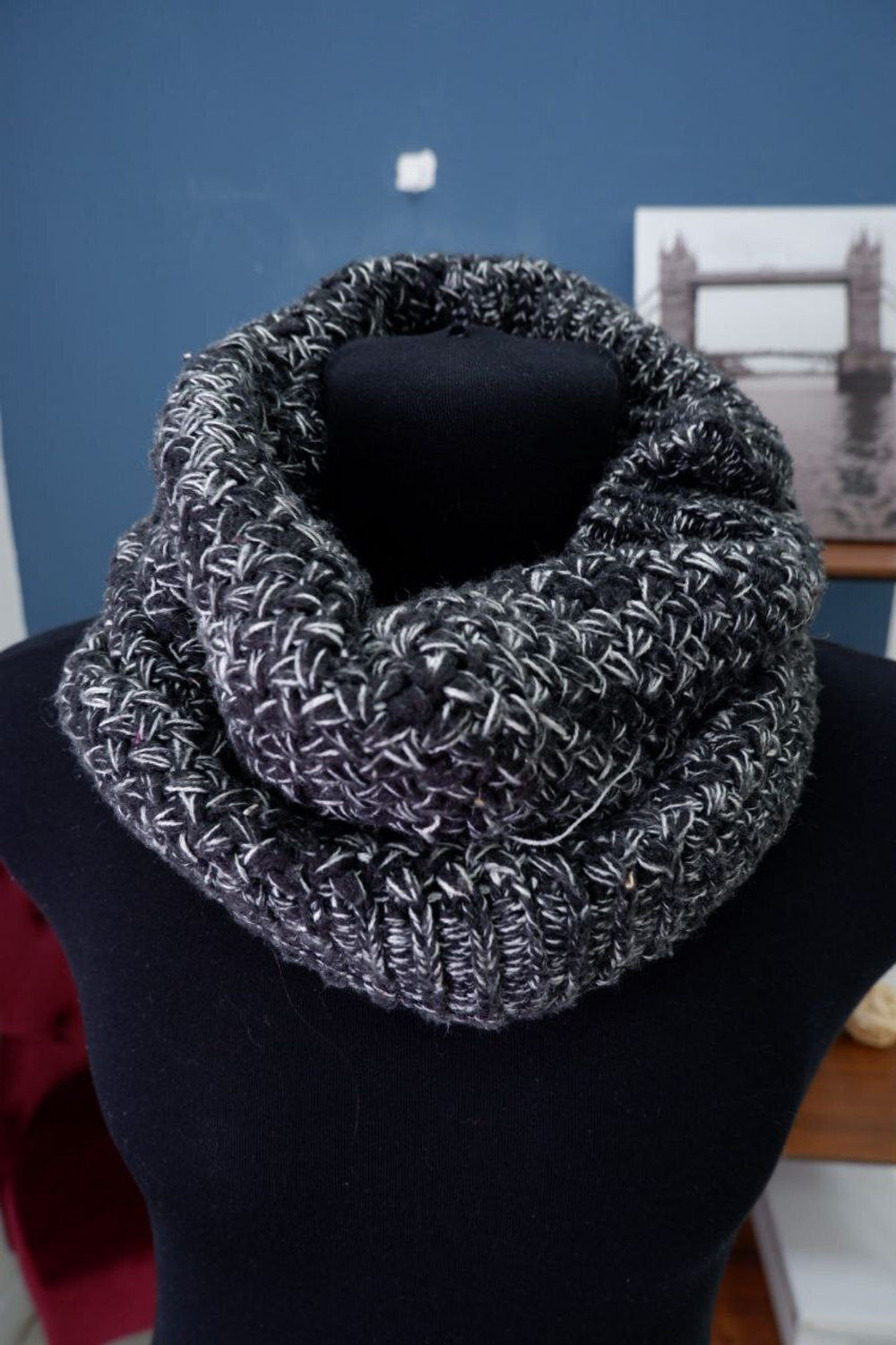 Шарф-снуд теплый