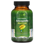 Irwin Naturals, ашваганда, 60 капсул с жидкостью