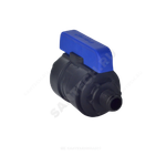 Кран шаровой компрессионный ПЭ Ду 26 1"x3/4" НР/НР Ру16 VALFEX 1210226100034