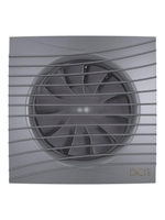 Вентилятор накладной SILENT D125 обр.клапан Dark gray metal DICITI