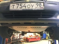 Защита картера и КПП Sheriff для Chevrolet Rezzo (KLAU) 2004-2008 арт.04.0800