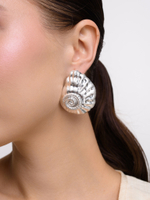 Серьги "Antique shell" Silver