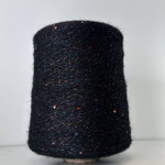 STARPAILLETS - Luxury Selection by Ri.Go; 55% кидмохер, 25% меринос, 20% п/а; 700м/100гр; col. 900, цвет: черный; S718