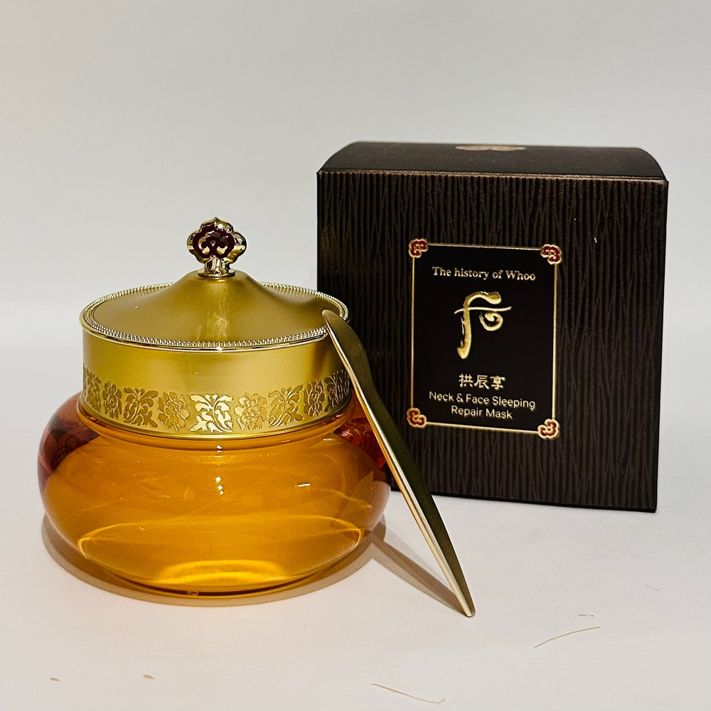 Ночная маска для лица и шеи THE HISTORY OF WHOO Neck & Face Sleeping Repair Mask 75мл