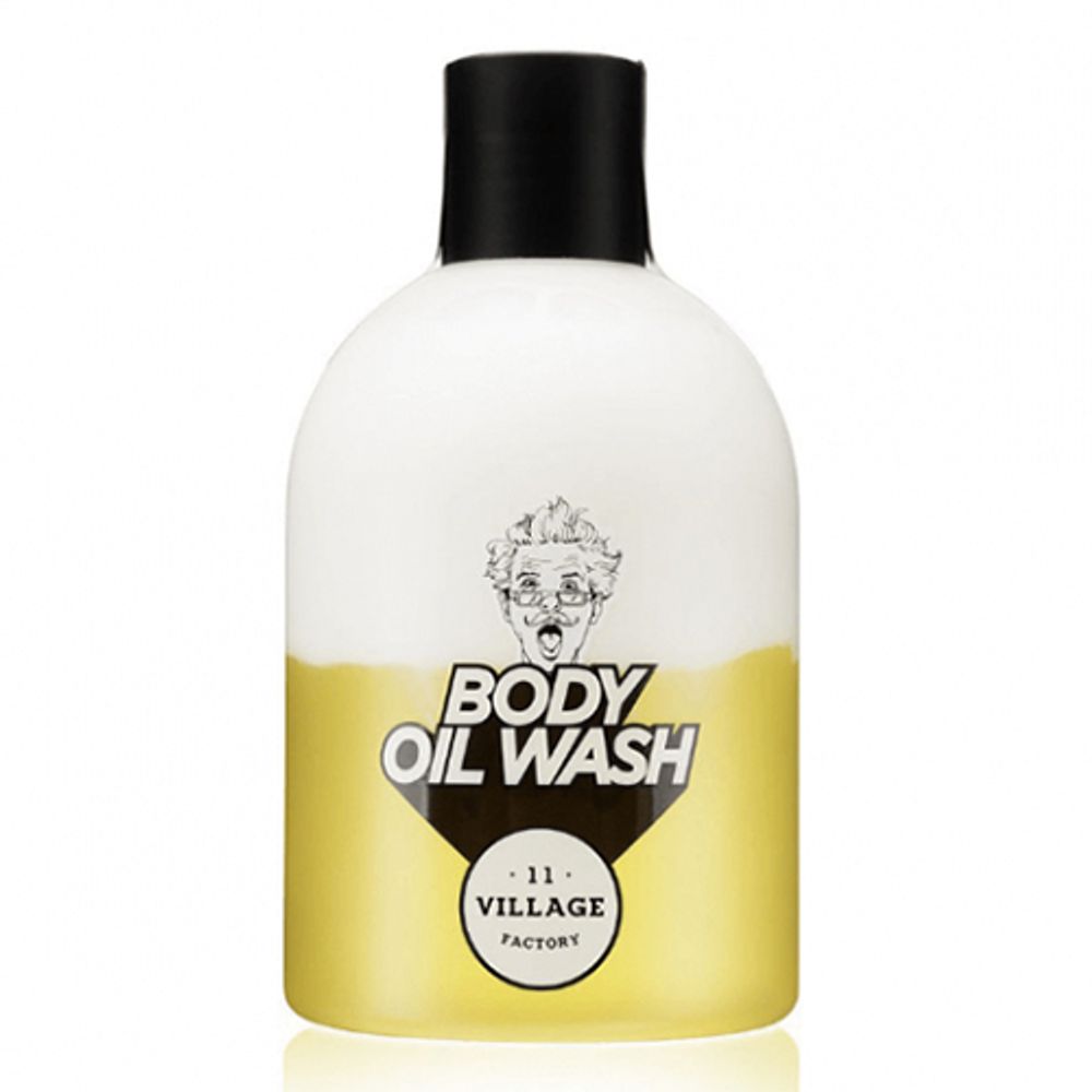 Village 11 Factory Гель-масло для душа двухфазный с арганой - Relax day body oil wash, 300мл