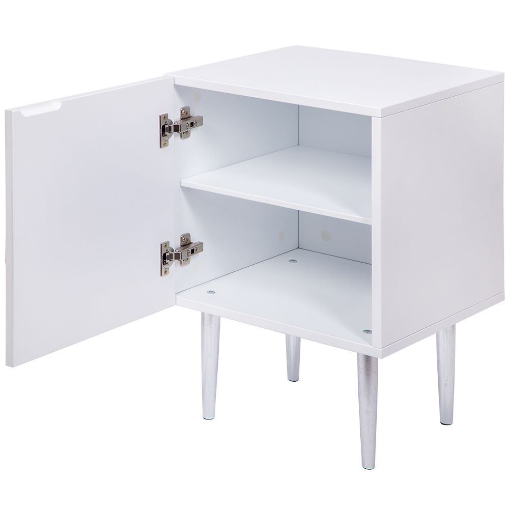 Тумба прикроватная Тропик Стайл Айс Сильвер левая