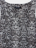 Майка летняя с принтом питон под пиджак