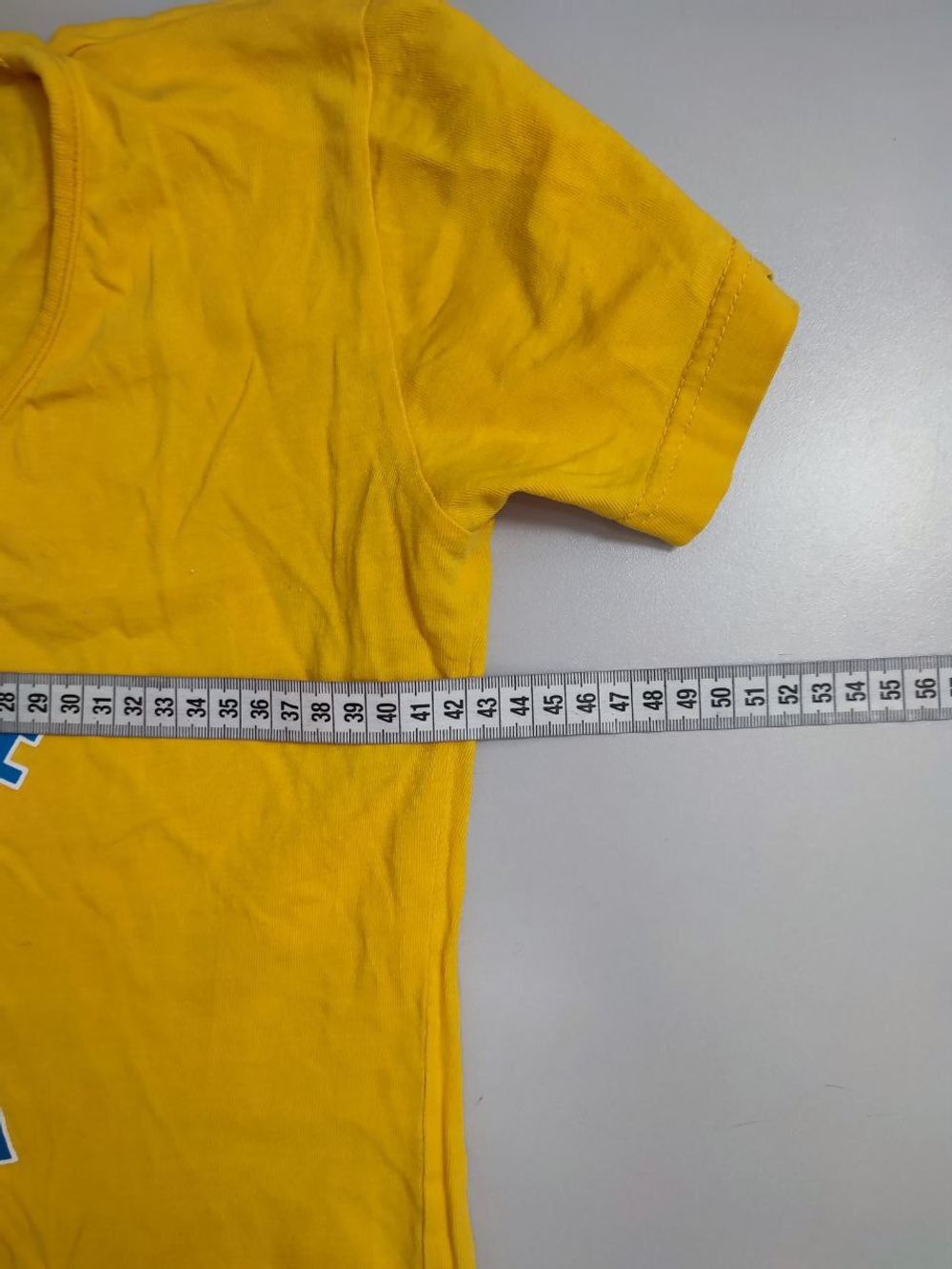 Футболка из хлопка с принтом 46 размер