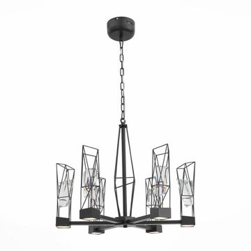 Люстра подвесная LED 6*8W 4000K SL815.303.06 серый графит Progetto ST-Luce