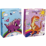 Пакет подарочный «Дракоша» 31х40 см, микс