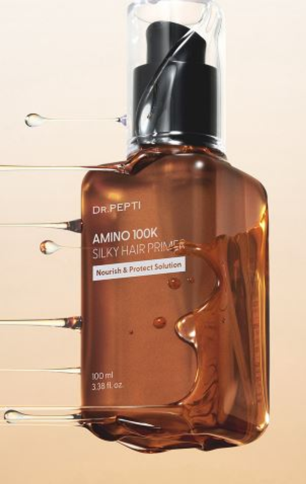 Dr.PEPTI Многофункциональный несмываемый праймер для волос Amino 100K Silky Hair Primer (100ml)