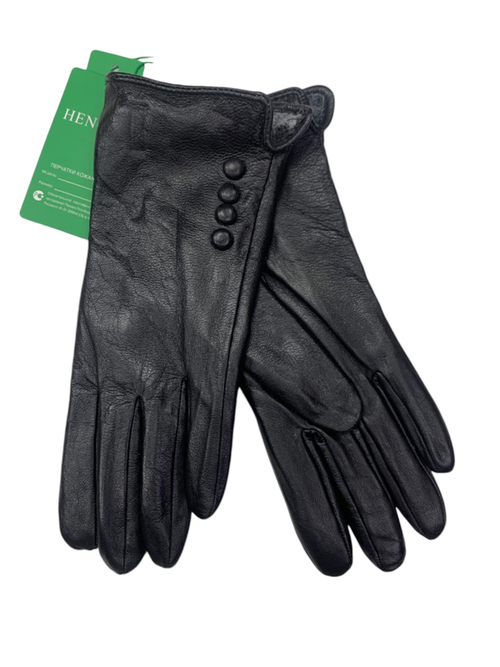 Перчатки. Женские. Материал верха: Кожаные. Подклад: Плюш-флис. 5 шт в упаковке.