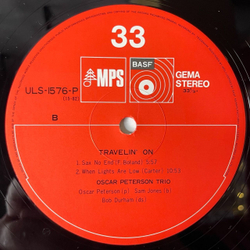 Винтажная виниловая пластинка LP Oscar Peterson Travelin On (Japan 1974) (Obi)
