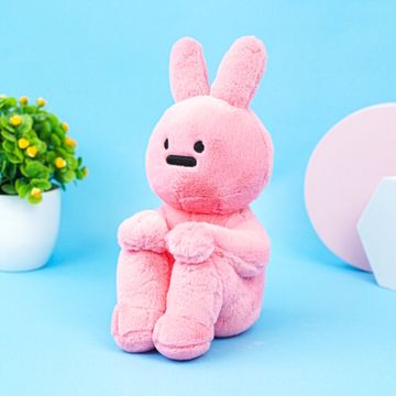 Мягкая игрушка Кролик "ThinKing's Rabbit" розовый, 28 см