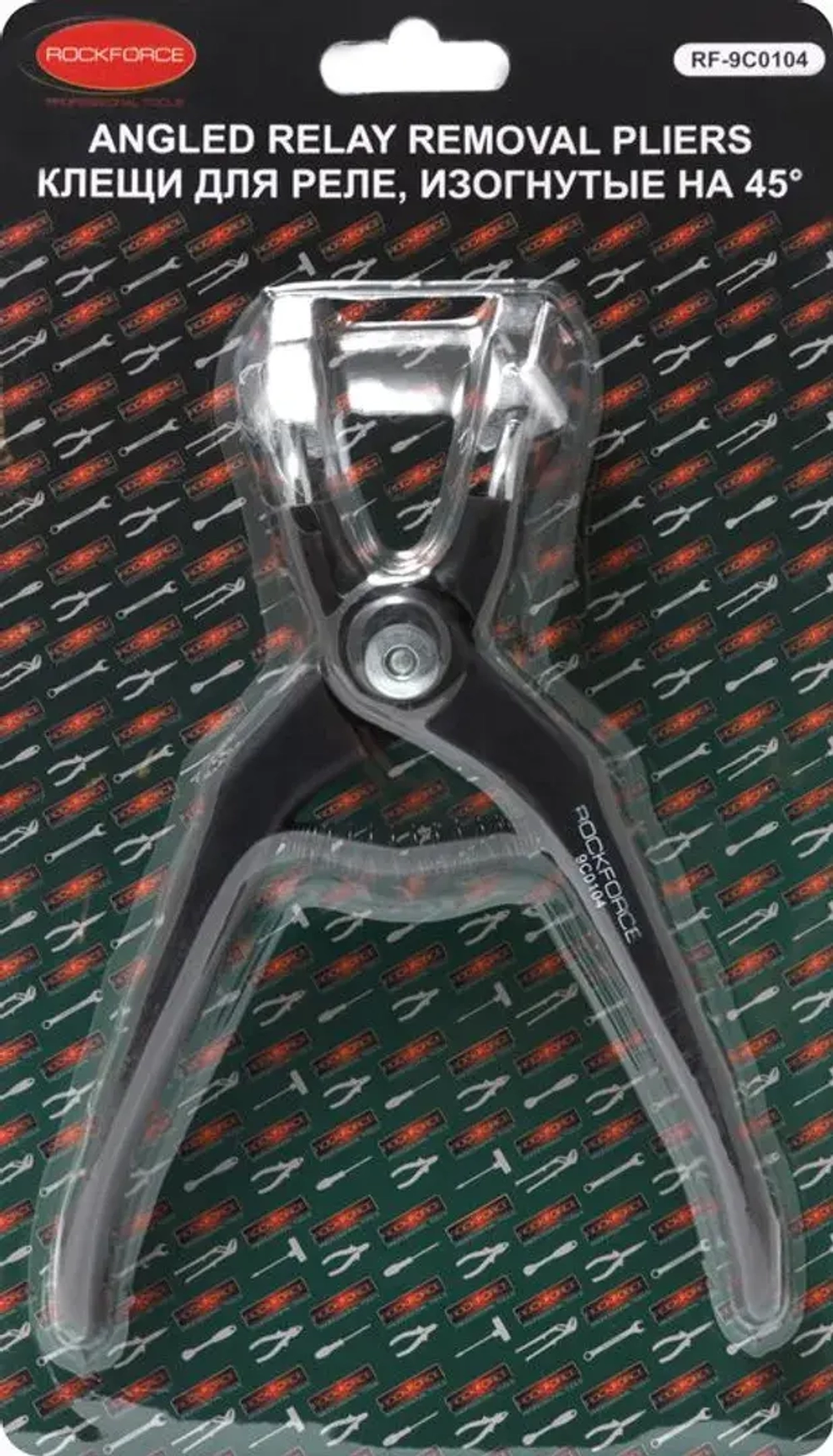 Клещи для реле изогнутые, в блистере RockForce##Rock FORCE RF-9C0104