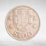 Portugal, 5 Escudos, 1964, VF