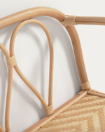 Полка Nyarai из ротанга с натуральной отделкой 58 x 25 см