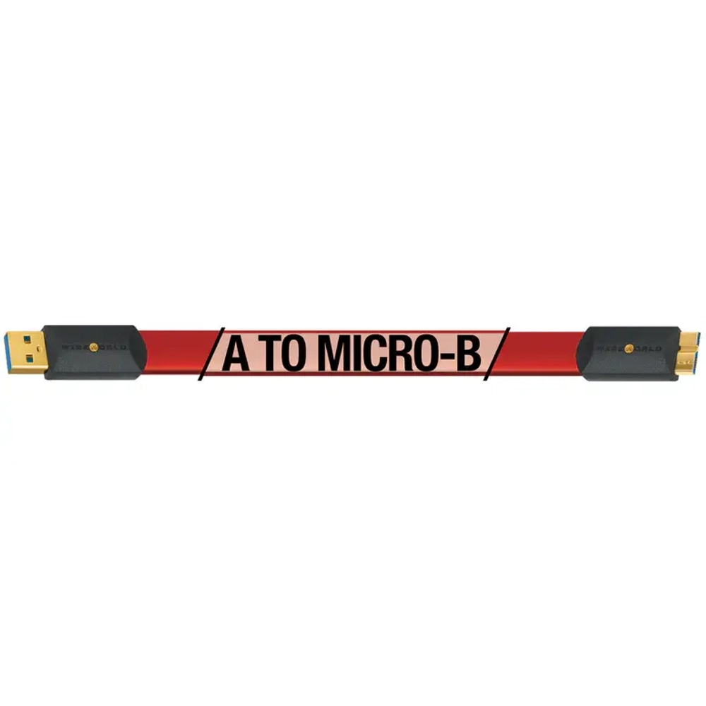Wireworld Starlight 8 USB 2.0 A-Micro B Flat Cable 3.0m, кабель USB, тип A-Mic B, 3,0м. (S2AM3.0M-8)