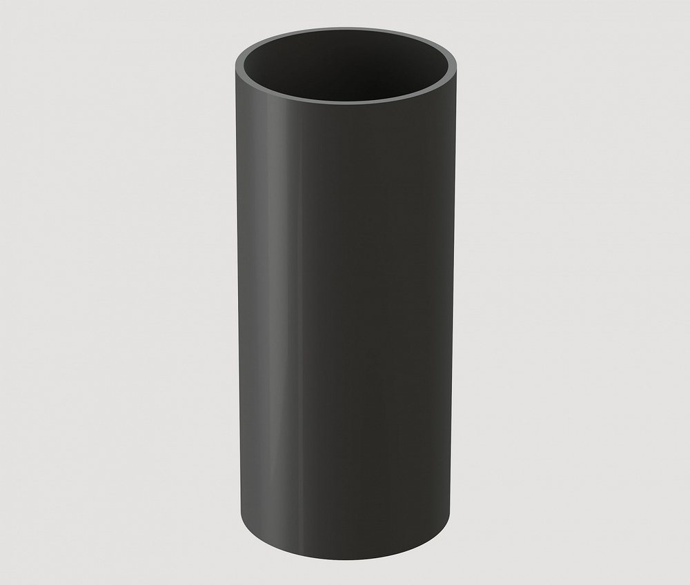 Döcke STANDARD Труба водосточная 80 мм * 1м (Серый 7024)