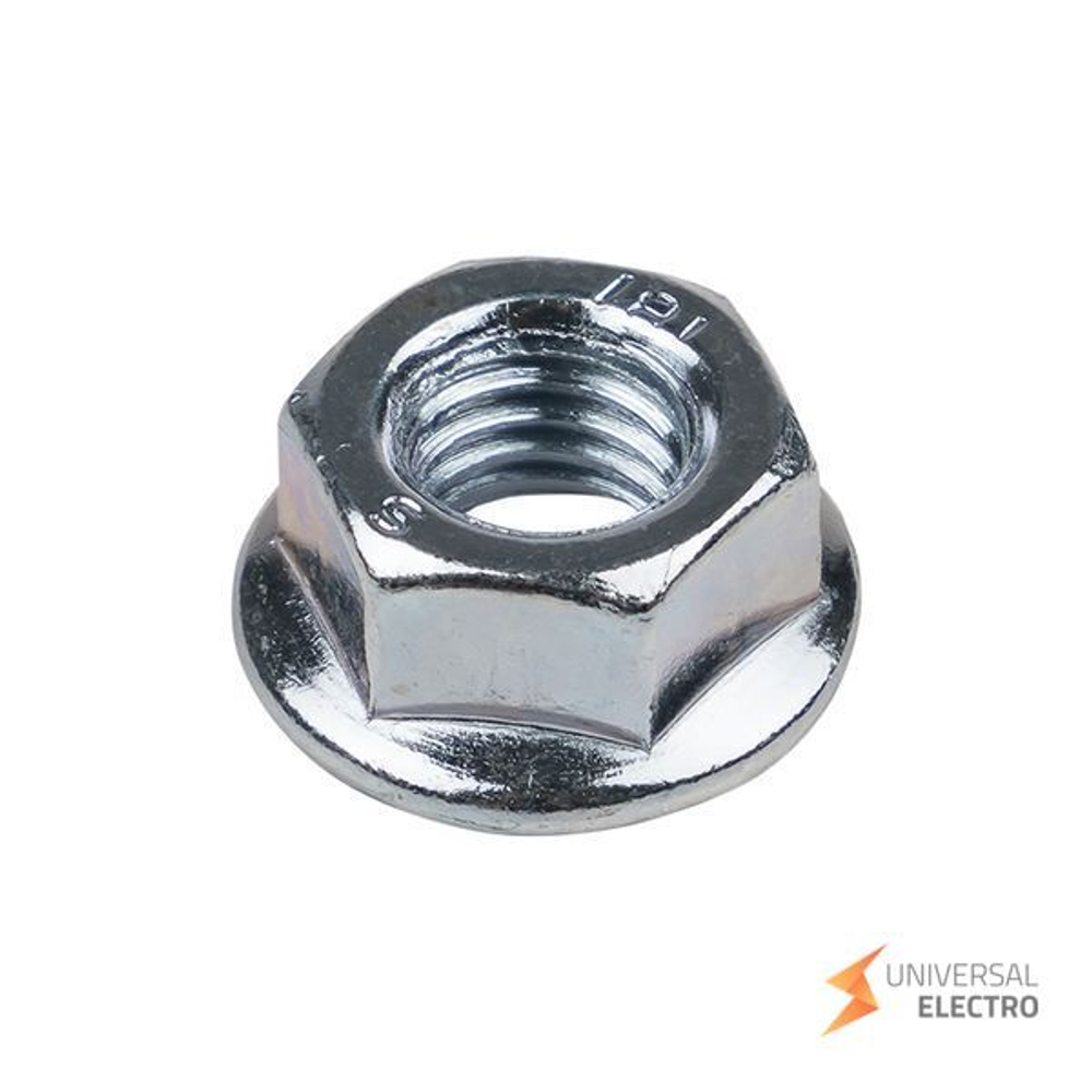 Гайка с фланцем М6 DIN 6923 EKF