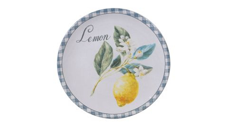 Тарелка десертная 23см Certified Int. Лимоны Lemon