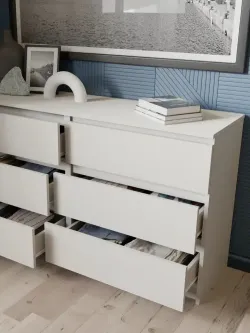 "МС Мори" Комод МК 1380.6 (Сатин), ДСВ-Мебель, г. Пенза