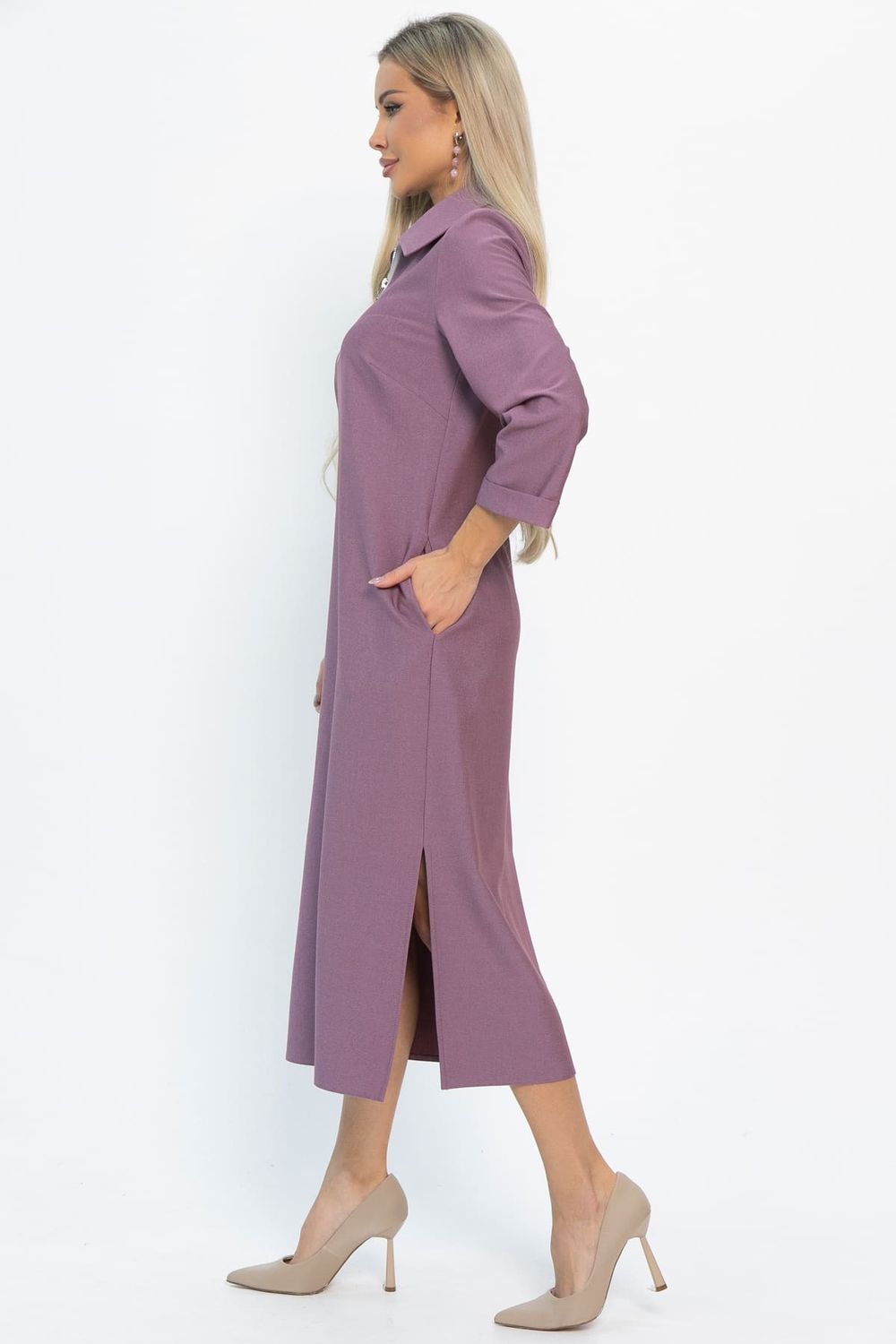 Платье Лоуренс НЬЮ (лиловое) П14875-18М LT Collection
