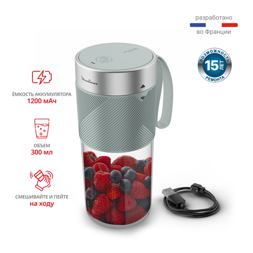 Портативный блендер Moulinex Lightmix LM1C0410