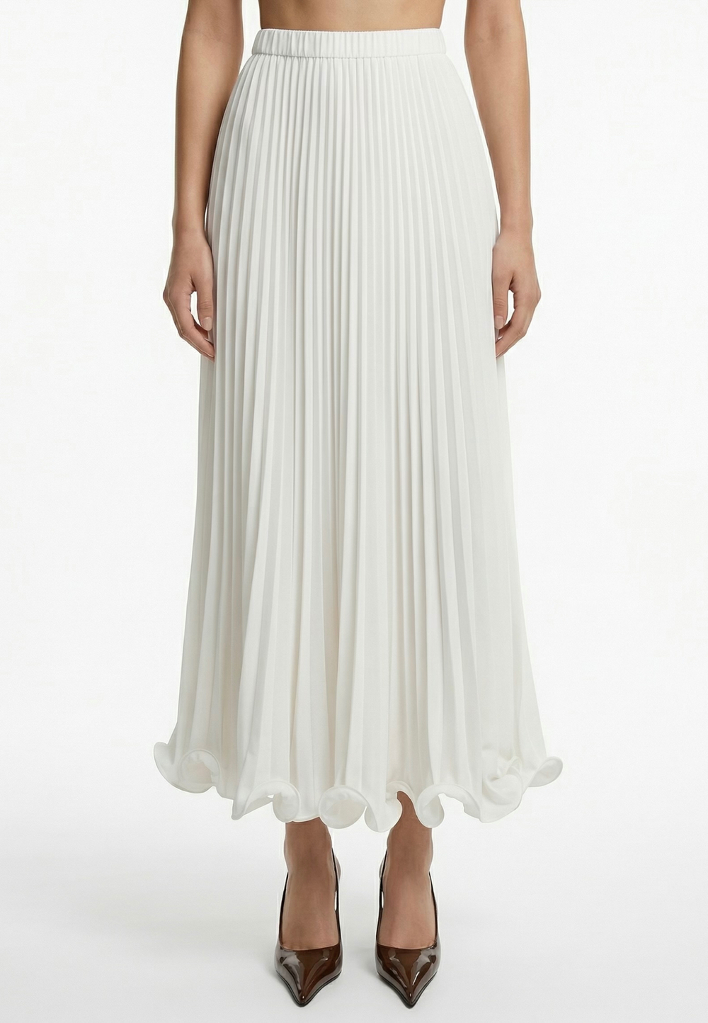 Юбка плиссе макси
