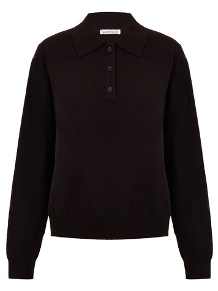 Поло шоколадного цвета