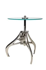 Кофейный столик "Лофт" Серебро