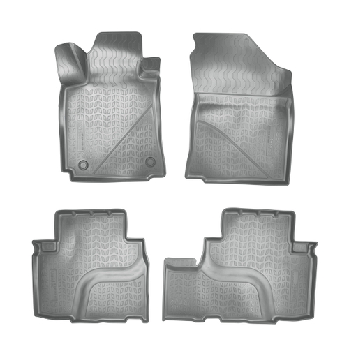 Ковры в салон Norplast/Unidec для Changan CS75 (2014-)Полиуретан,Серый, арт.NPA10-C13-170-G