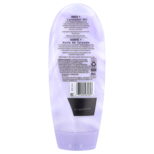 Olay, Moisture Ribbons Plus, гель для душа, масло ши и лаванды, 532 мл (18 жидк. унций)