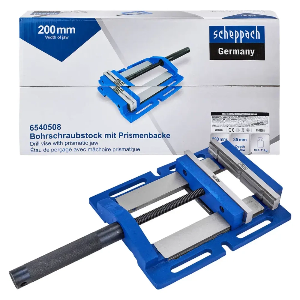 Тиски станочные 200мм Scheppach Sch-6540508