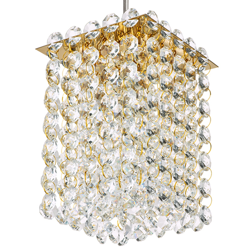 795412 Подвес CRISTALLO 1х40W G9 ЗОЛОТО