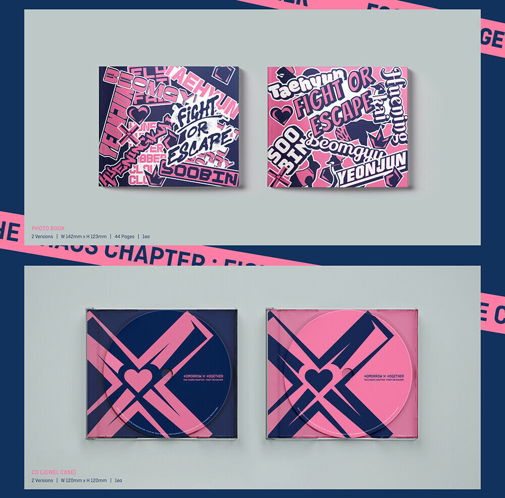 Альбом TXT - THE CHAOS CHAPTER : FIGHT OR ESCAPE (Jewel case ver.) (Escape ver.)