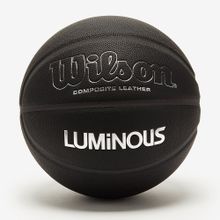 Мяч баск. WILSON Luminous, WTB2027XB07, р.7, композит, бут.камера, черный