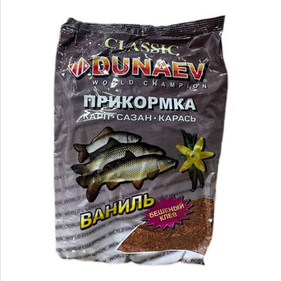 Прикорм Дунаев Классика 0,9кг Карп Ваниль**, 209710