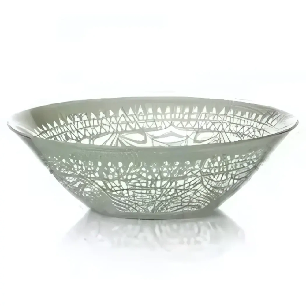 Салатник стеклянный 16см «Бохо» зеленый 10533SLBD45