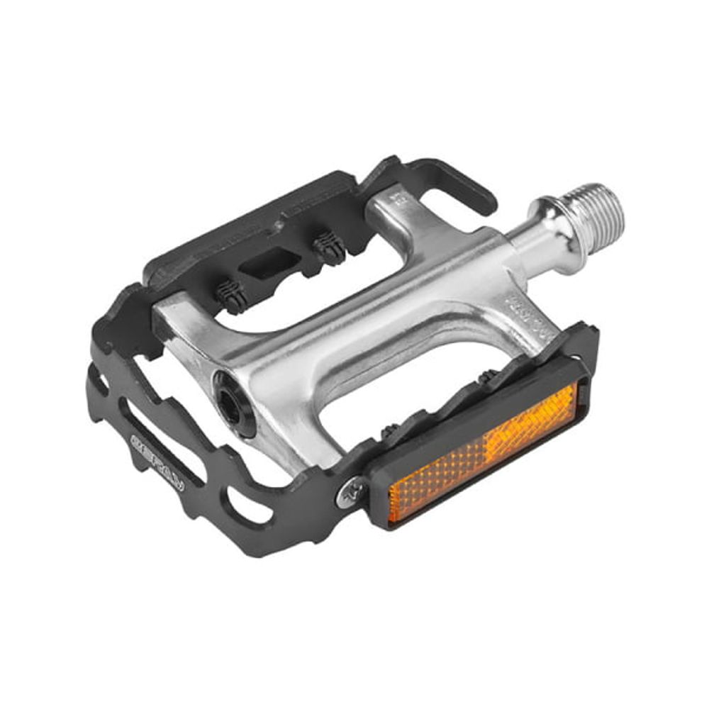 Педали вело FP-975 Feimin 9/16" алюм/сталь чёрно-серебр/360086