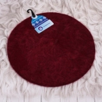 Берет женский из ангоры «Mon Caprice», цвет бордовый, р. 58 (лейбл ультрамарин, подвес)