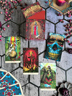 Карты-Премьер "Таро Святой Смерти / Santa Muerte Tarot, с золотым срезом"