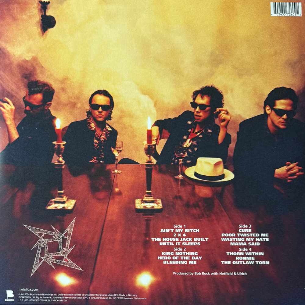 Виниловая пластинка Metallica ‎– Load 2LP Orange