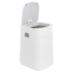 Ведро для мусора сенсорное, квадрат, Foodatlas JAH-7912, 13 л (белый)