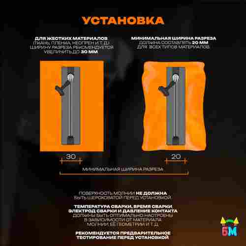 Герметичная водонепроницаемая молния TIZIP (ТИЗИП) SUPERSEAL, 94 см, 40 шт.