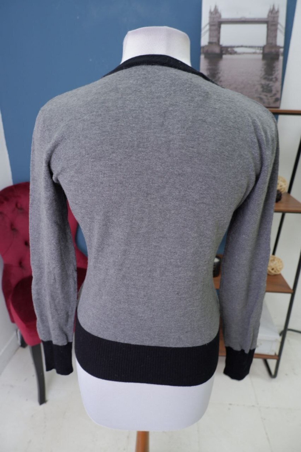 Кардиган серый красивый 40 размер